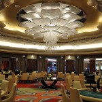 Chandeliers inside Solaire